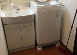 埼玉県所沢市築35年｜脱衣所リフォーム工事の合間に　洗濯機を使いやすくしました　by便利屋ハッピー