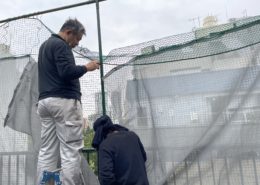 東京都文京区｜屋上のゴルフネット撤去 by便利屋ハッピー