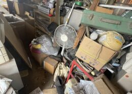 埼玉県内|不用品処分①納屋内処分と物置解体 by便利屋ハッピー