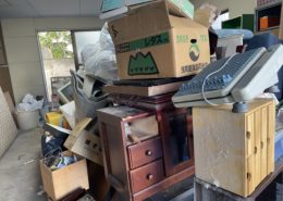 東京都葛飾区｜実家の不用品処分①1F～3Fの全ての荷物を1Fガレージへ by便利屋ハッピー