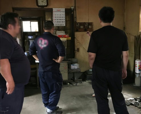 埼玉県内の工場付き住宅における中古機械の買取、不用品片づけ処分